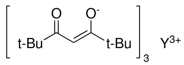 Yttrium(III) tris(2,2,6,6-tetramethyl-3,5-heptanedionate) Chemical Structure